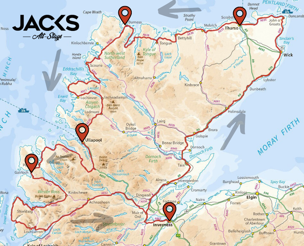 My North Coast 500 Adventure Jack s Alt Stays