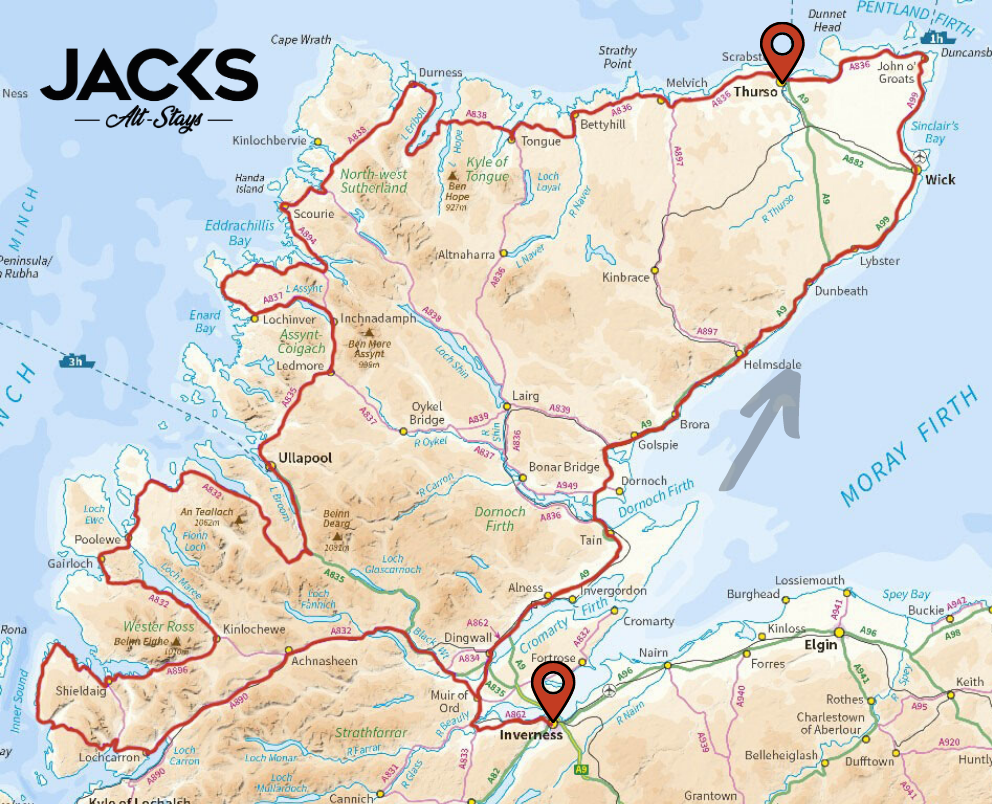 My North Coast 500 Adventure Jack s Alt Stays