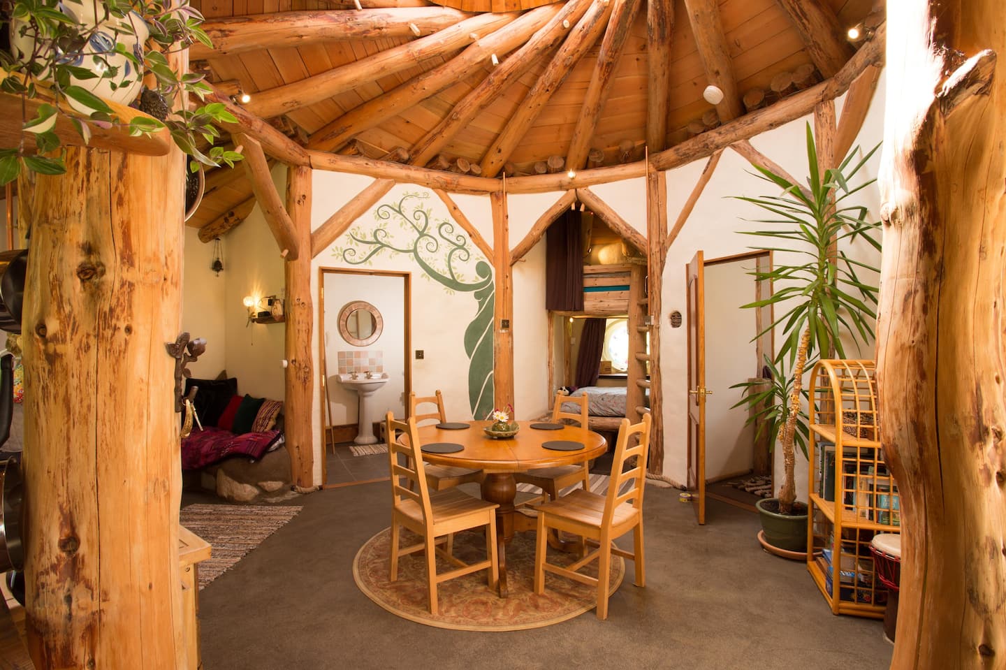 Unique Airbnb in Scotland - Hobbit Hideaway