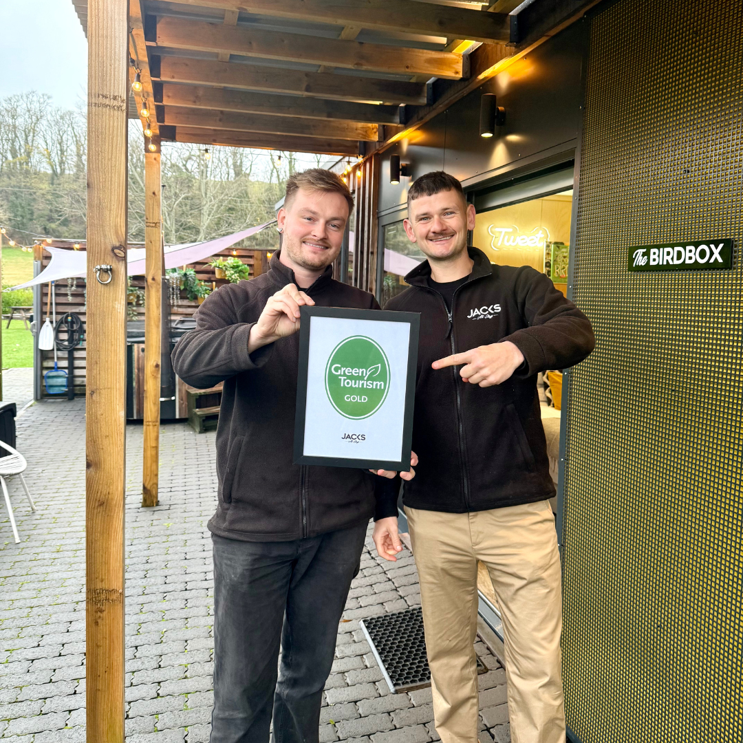 Jack's Alt-Stays Green Tourism Gold Award