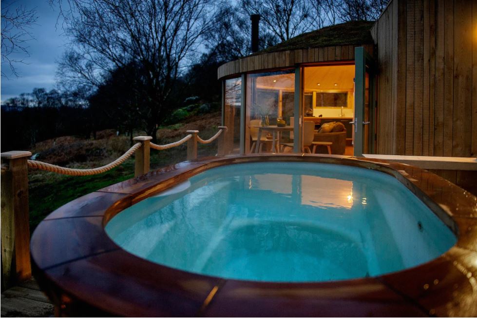 Wood Fired Outdoor Hot Tub