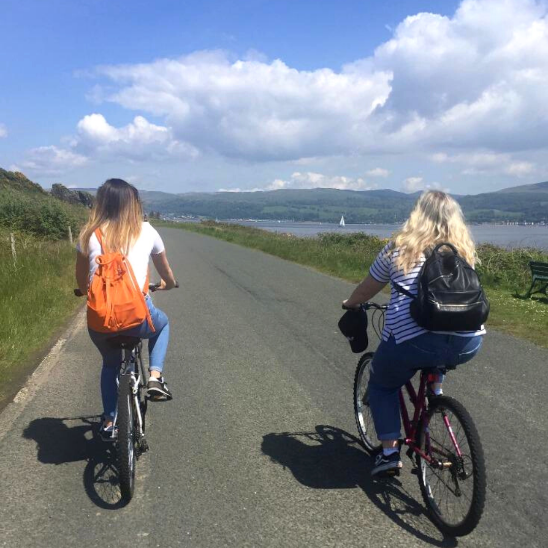 Cycling in Millport The Coig