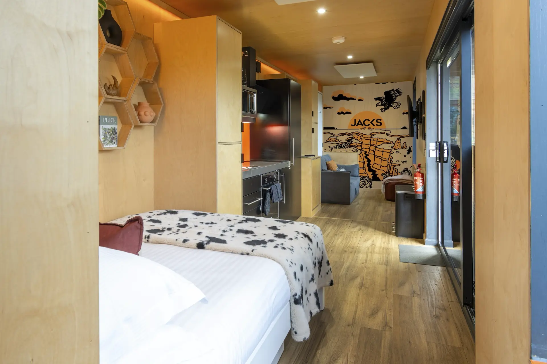 The Canyon @ Jack's Alt-Stays | Cabins in Millport | Island Hot Tub ...