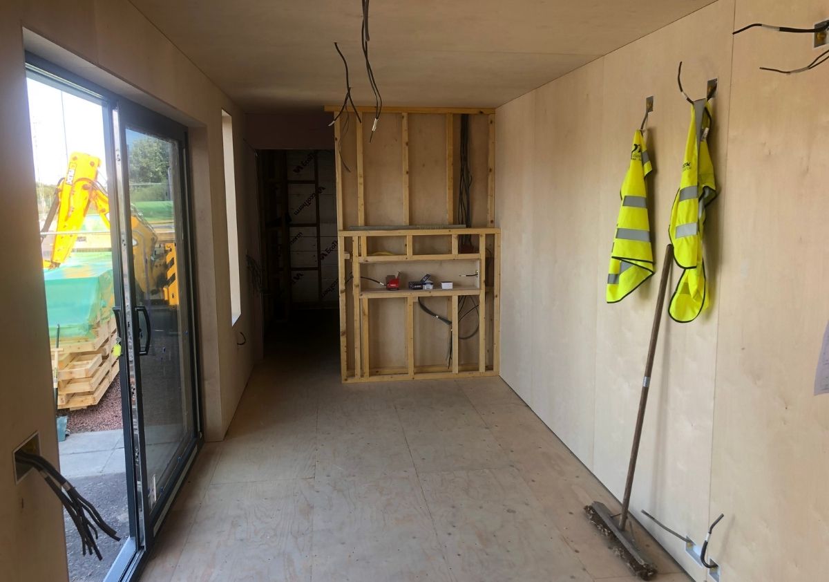 Jack's Alternative Eco-Cabin Build Interior