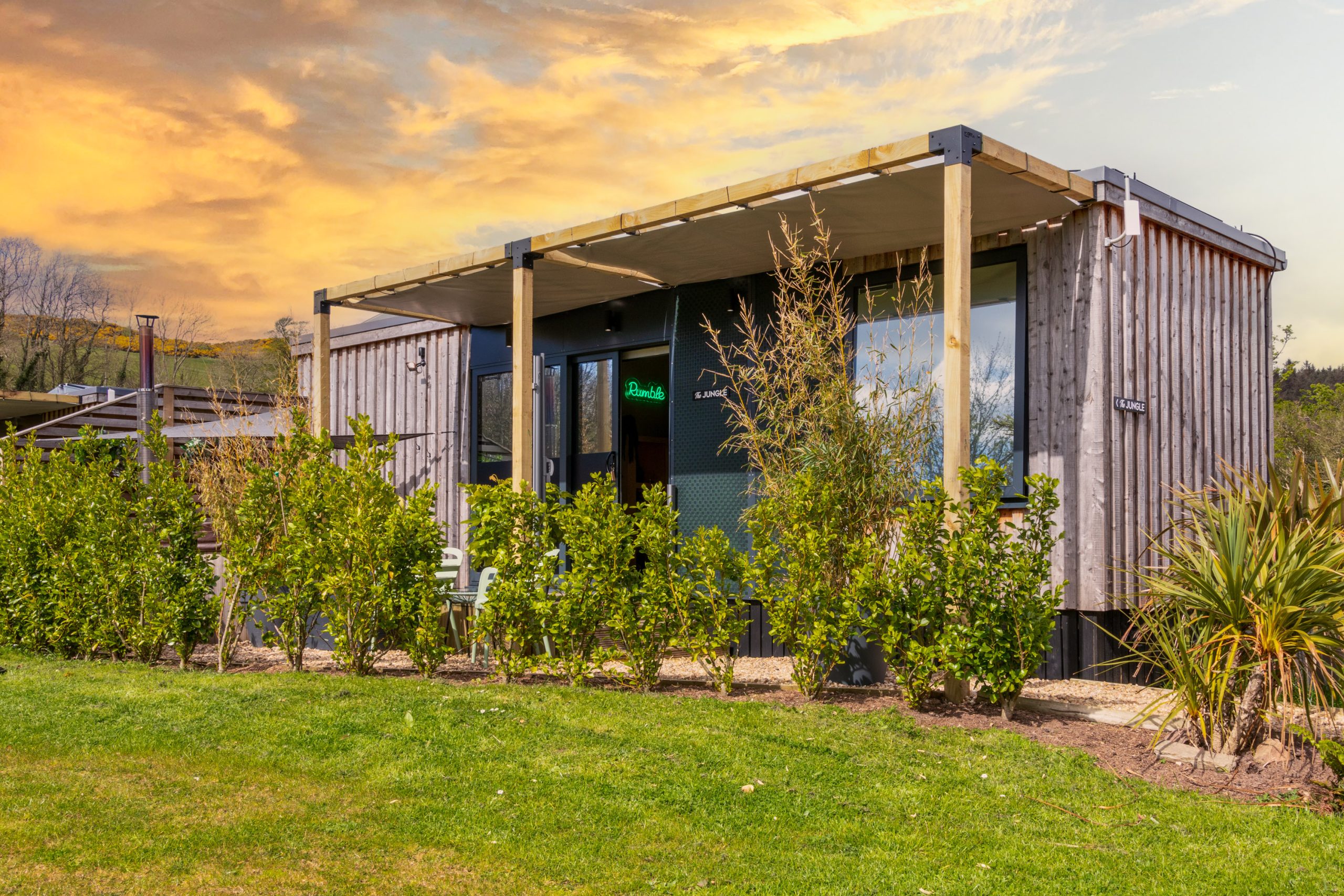 The Jungle Hot Tub Lodge in Scotland