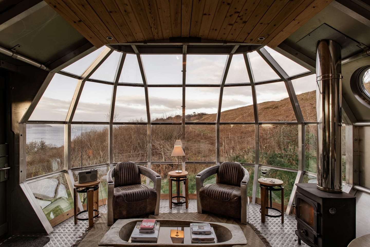 Unique Airbnb in Scotland - Drimnin Airship 002
